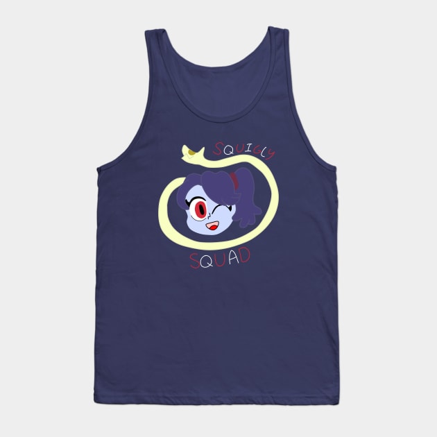 Squigly Squad With Text Tank Top by casminlamoy